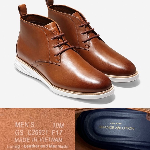 Cole Haan Other - Cole Haan GrandEvolution Chukka Leather 10M Tan